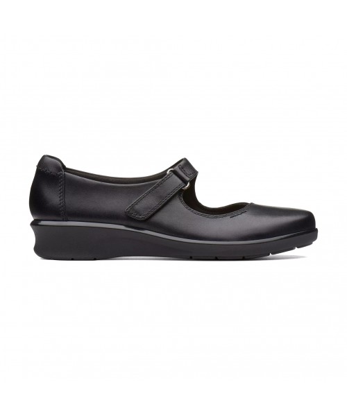 Clarks - Hope Henley Black Leather